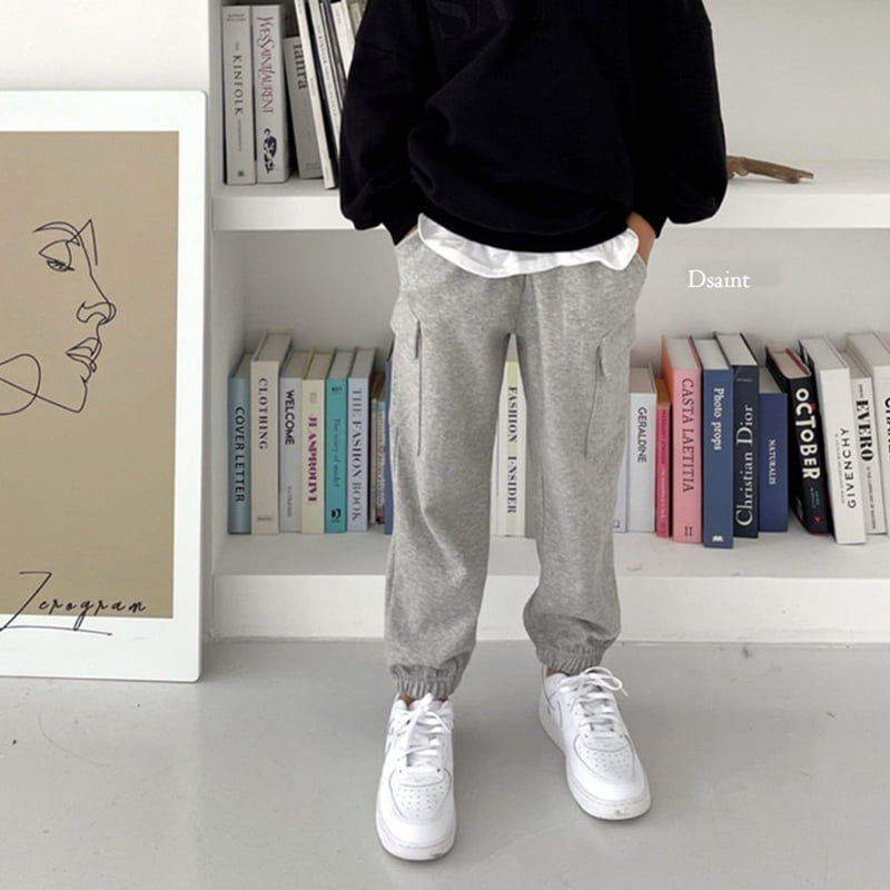 Dsaint - Korean Children Fashion - #littlefashionista - Cargo Daily Jogger Pants - 11