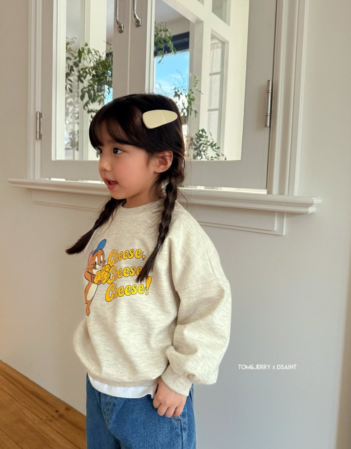 Dsaint - Korean Children Fashion - #magicofchildhood - Jerry 3 Cheese Sweatshirts - 10
