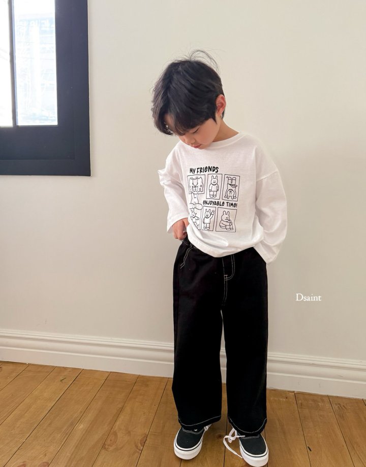 Dsaint - Korean Children Fashion - #magicofchildhood - Fit Wide Steech Pants - 11