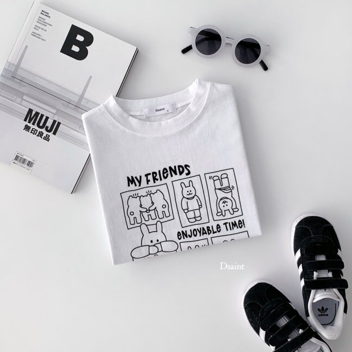 Dsaint - Korean Children Fashion - #magicofchildhood - Enjoy Able Tee - 9