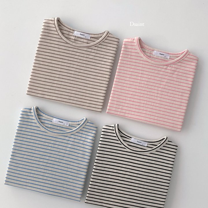 Dsaint - Korean Children Fashion - #magicofchildhood - Basic Essentials Stripe Tee