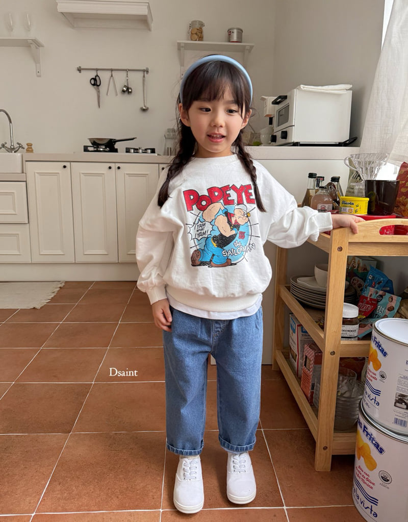 Dsaint - Korean Children Fashion - #magicofchildhood - Baggy Denim Pants - 9