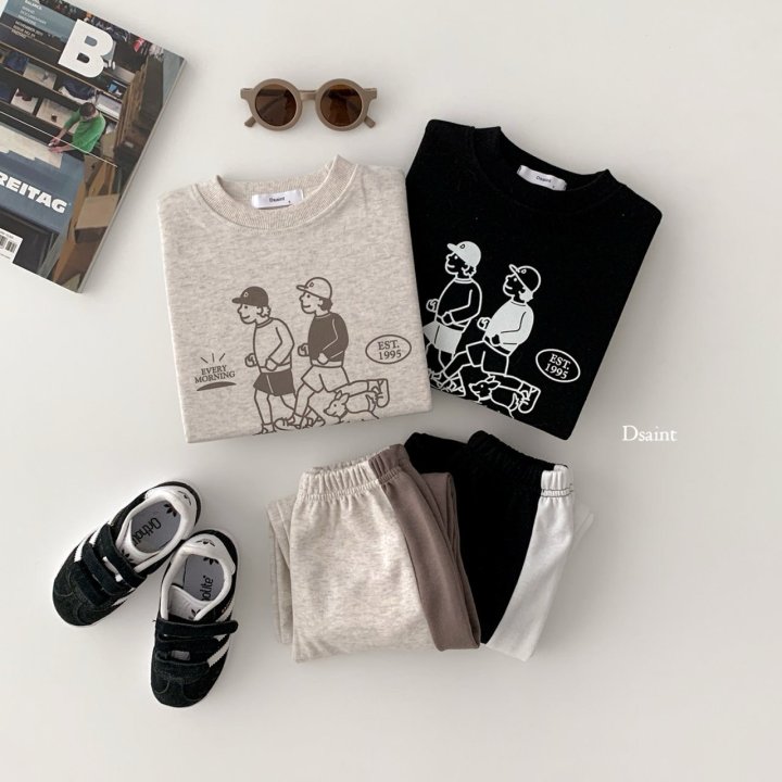 Dsaint - Korean Children Fashion - #littlefashionista - Runners Line Set - 4