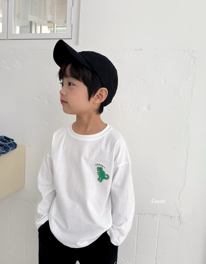 Dsaint - Korean Children Fashion - #magicofchildhood - Grrr Dino Tee - 7
