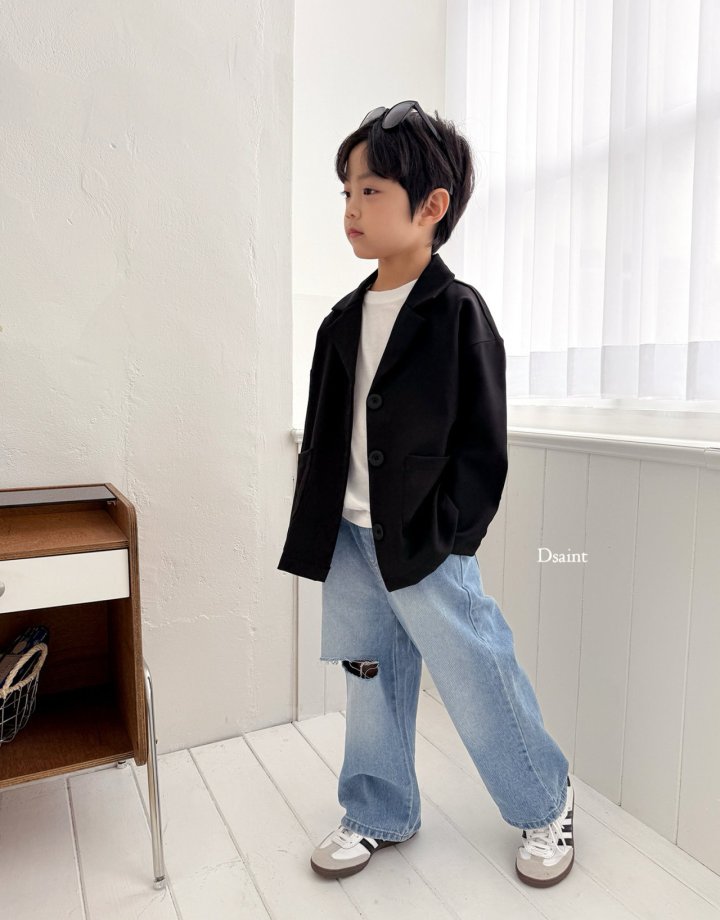 Dsaint - Korean Children Fashion - #magicofchildhood - Trendy Button Jacket - 9