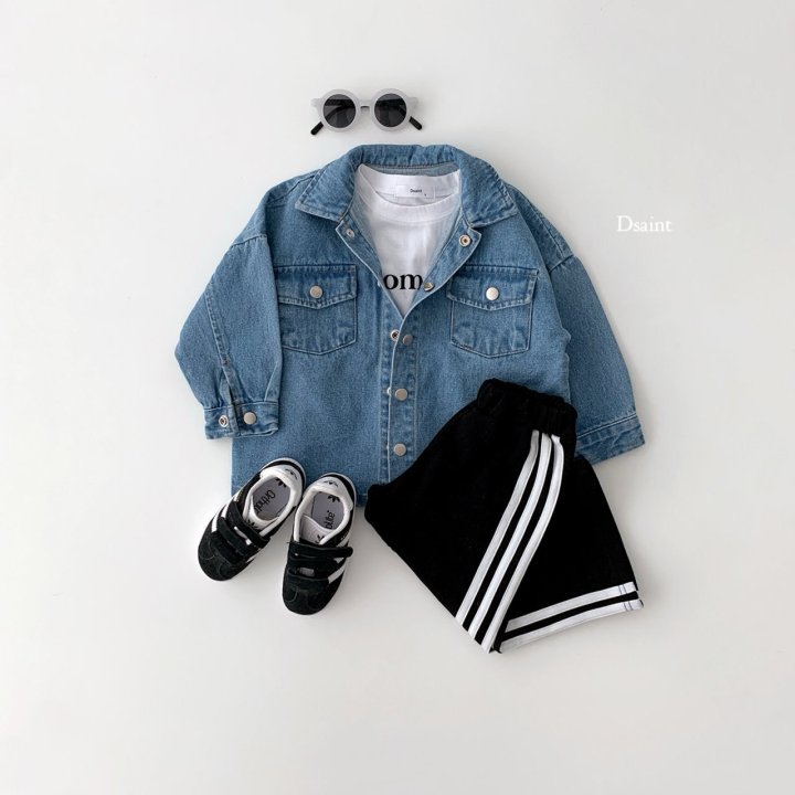 Dsaint - Korean Children Fashion - #magicofchildhood - Denim Shirt Jacket - 7