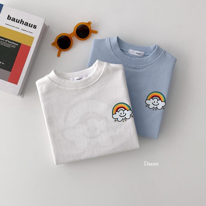 Dsaint - Korean Children Fashion - #minifashionista - Cloud Rainbow Sweatshirts - 3
