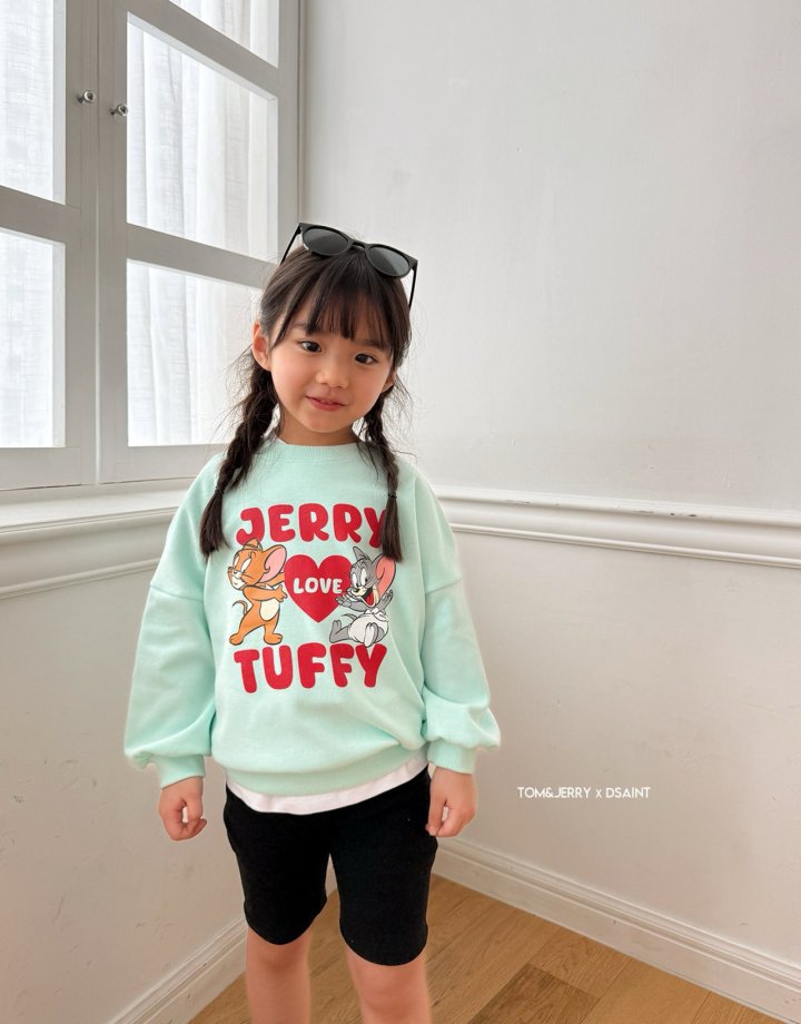 Dsaint - Korean Children Fashion - #minifashionista - TUFF Love Jerry Sweatshirts - 11