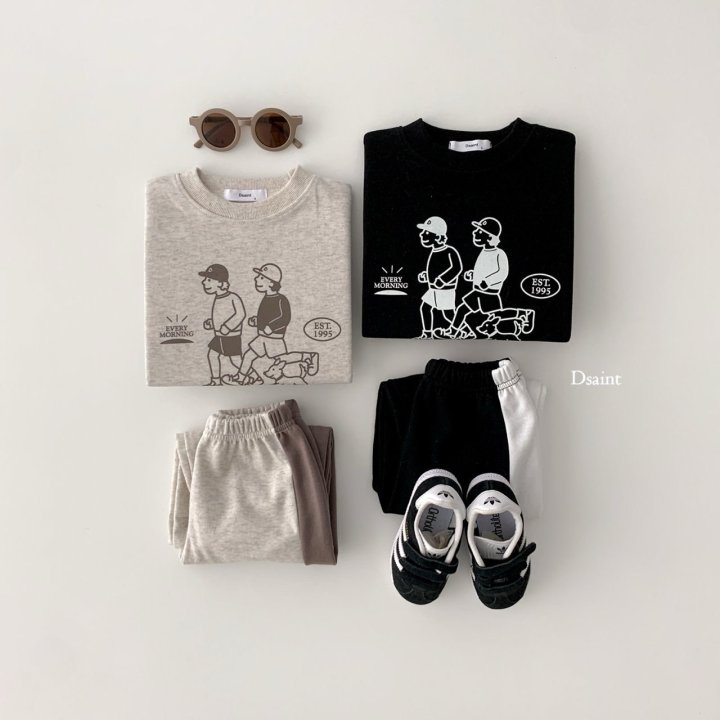 Dsaint - Korean Children Fashion - #minifashionista - Runners Line Set - 5
