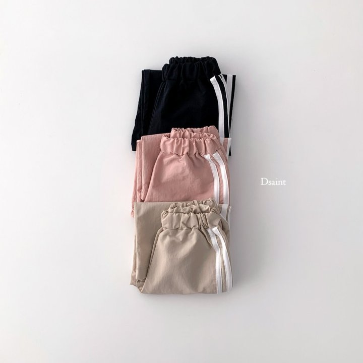 Dsaint - Korean Children Fashion - #minifashionista - Two Line Pants - 3