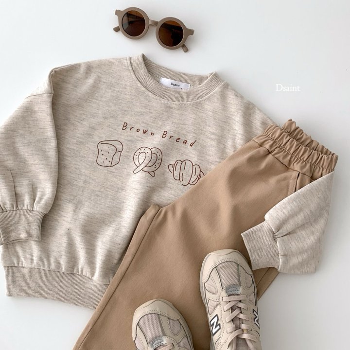 Dsaint - Korean Children Fashion - #minifashionista - Brown Bread Sweatshirts - 7