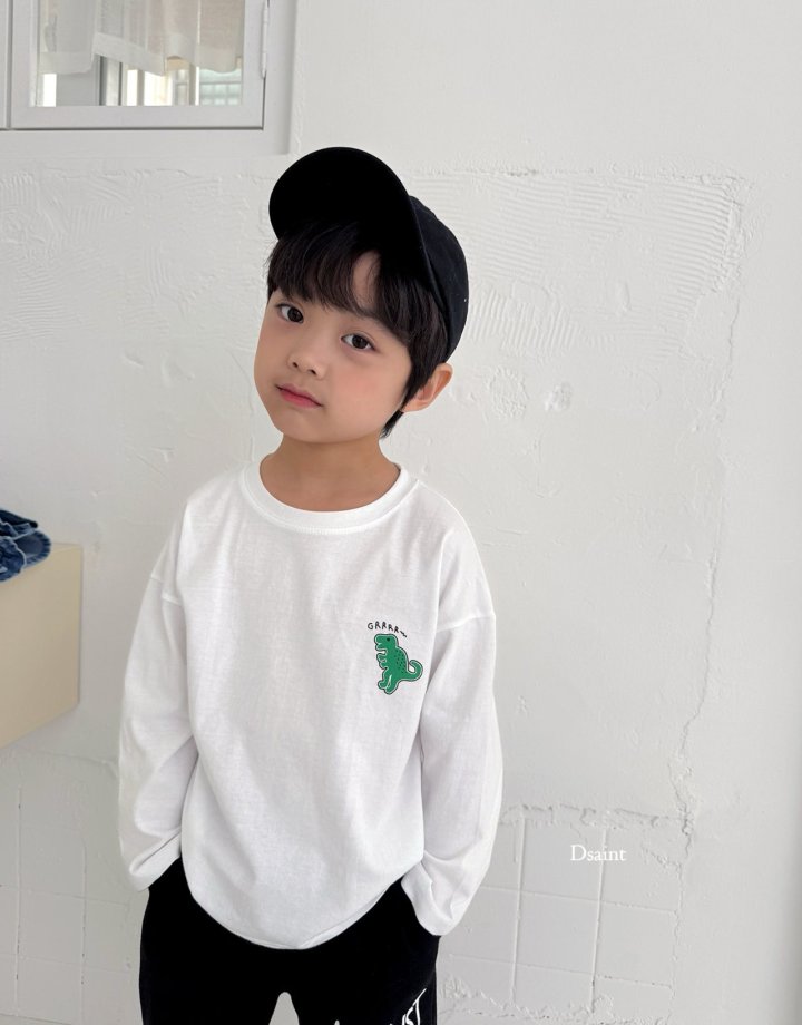 Dsaint - Korean Children Fashion - #minifashionista - Grrr Dino Tee - 8