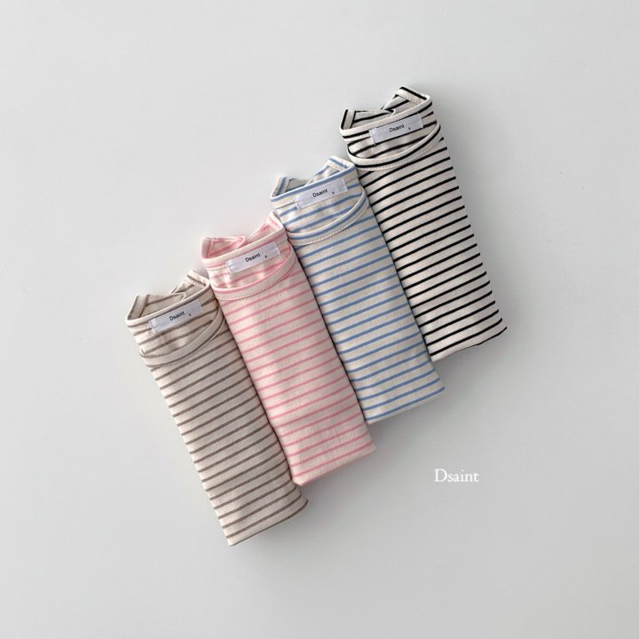 Dsaint - Korean Children Fashion - #prettylittlegirls - Basic Essentials Stripe Tee - 3
