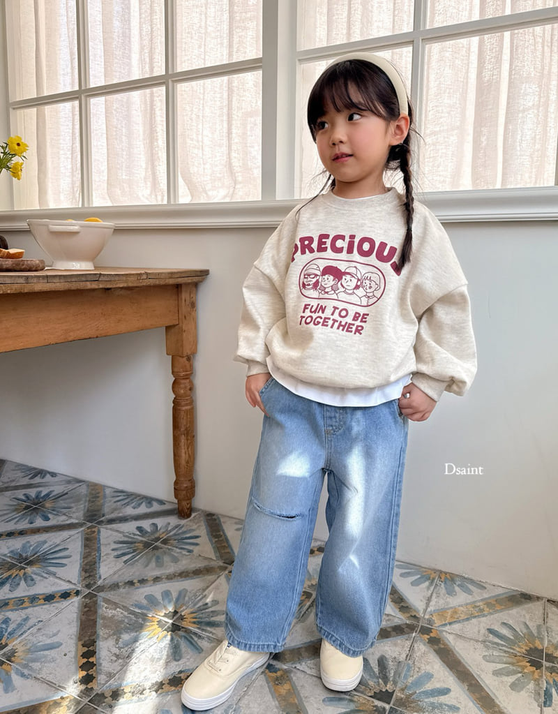 Dsaint - Korean Children Fashion - #prettylittlegirls - Street Knee Wide Denim Pants - 10