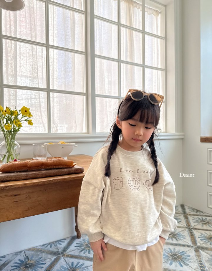 Dsaint - Korean Children Fashion - #prettylittlegirls - Brown Bread Sweatshirts - 8