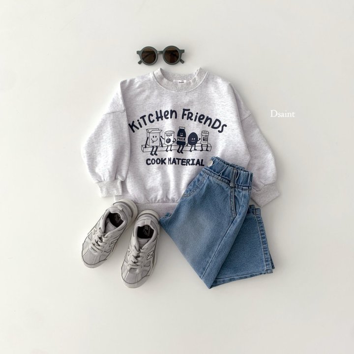 Dsaint - Korean Children Fashion - #stylishchildhood - Kitchen Friend Sweatshirts - 7