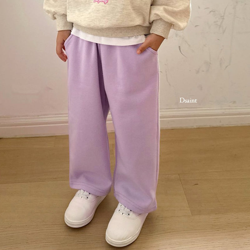 Dsaint - Korean Children Fashion - #stylishchildhood - Pom Pom Wide Pants - 10