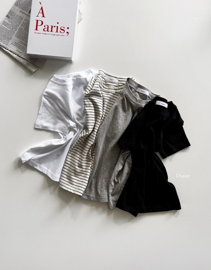 Dsaint - Korean Children Fashion - #stylishchildhood - Basic Inner Tee - 8
