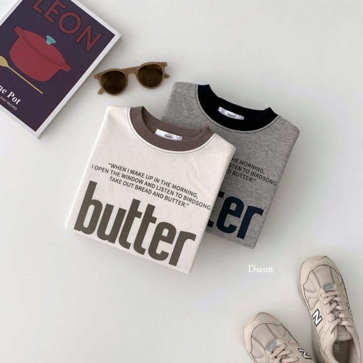 Dsaint - Korean Children Fashion - #stylishchildhood - Mock Raglan Bree Butter Sweatshirts - 5