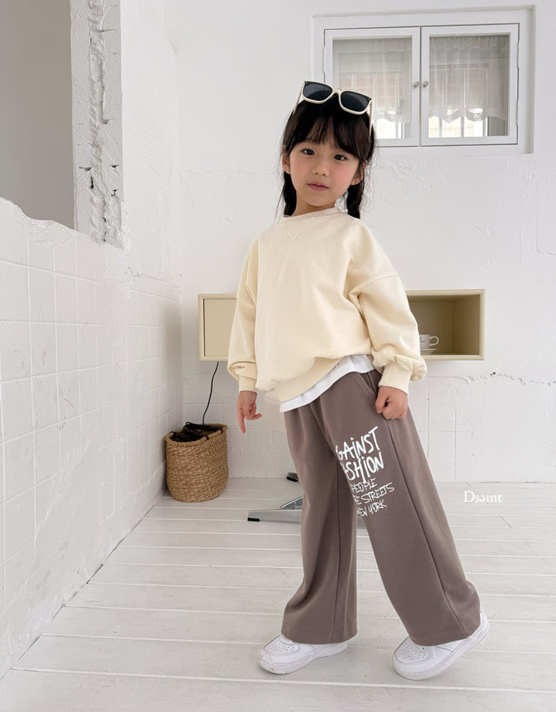 Dsaint - Korean Children Fashion - #stylishchildhood - Fashion People Wide Pants - 11