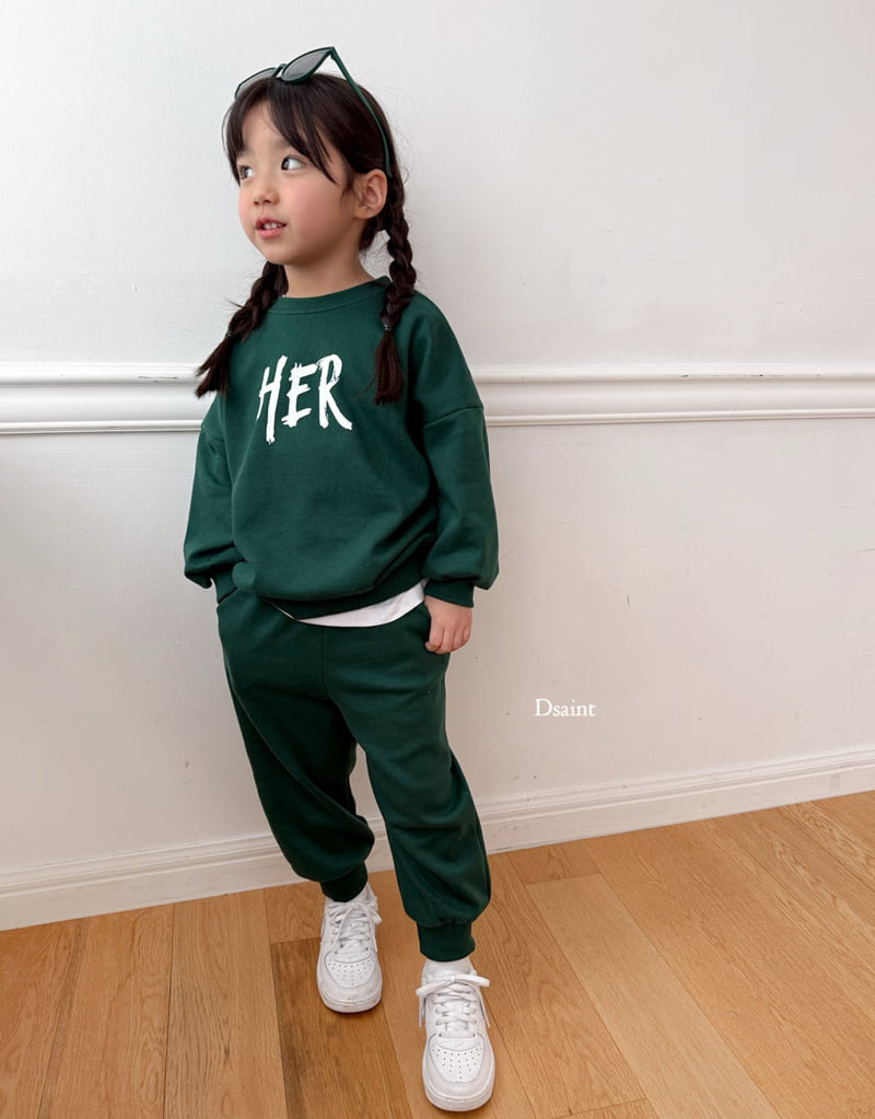 Dsaint - Korean Children Fashion - #stylishchildhood - HER Top Bottom Set - 10