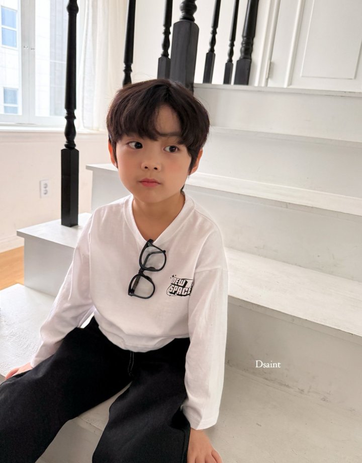 Dsaint - Korean Children Fashion - #todddlerfashion - Newspace Tee - 10