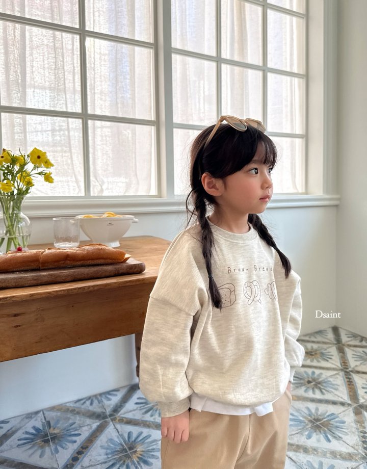 Dsaint - Korean Children Fashion - #todddlerfashion - Brown Bread Sweatshirts - 9