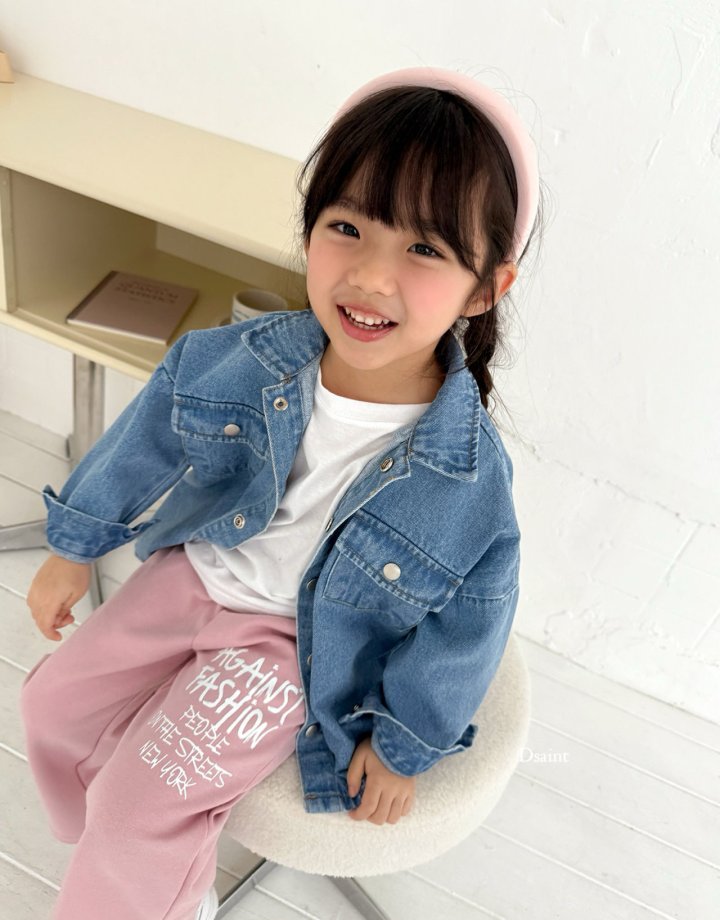Dsaint - Korean Children Fashion - #todddlerfashion - Denim Shirt Jacket - 10