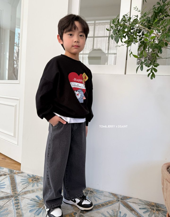 Dsaint - Korean Children Fashion - #toddlerclothing - Tom Happy Sweatshirts - 10