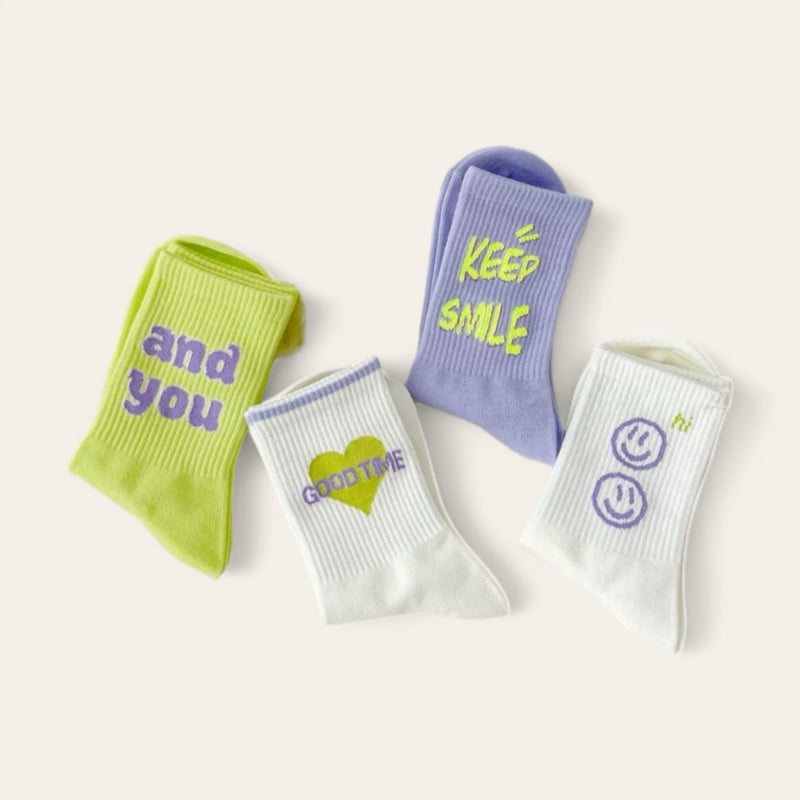 Dudie - Korean Children Fashion - #Kfashion4kids - Enyu Set (set of 4) - 3