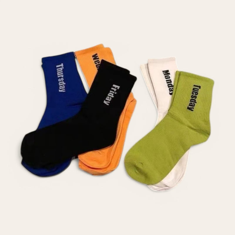 Dudie - Korean Children Fashion - #designkidswear - Weekday Set (set of 5) - 2