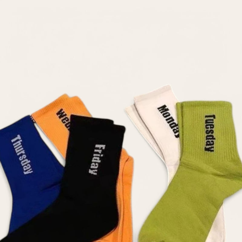 Dudie - Korean Children Fashion - #discoveringself - Weekday Set (set of 5) - 4