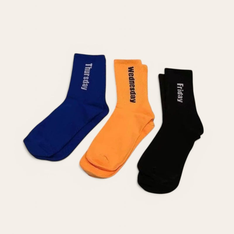 Dudie - Korean Children Fashion - #kidsshorts - Weekday Set (set of 5) - 5