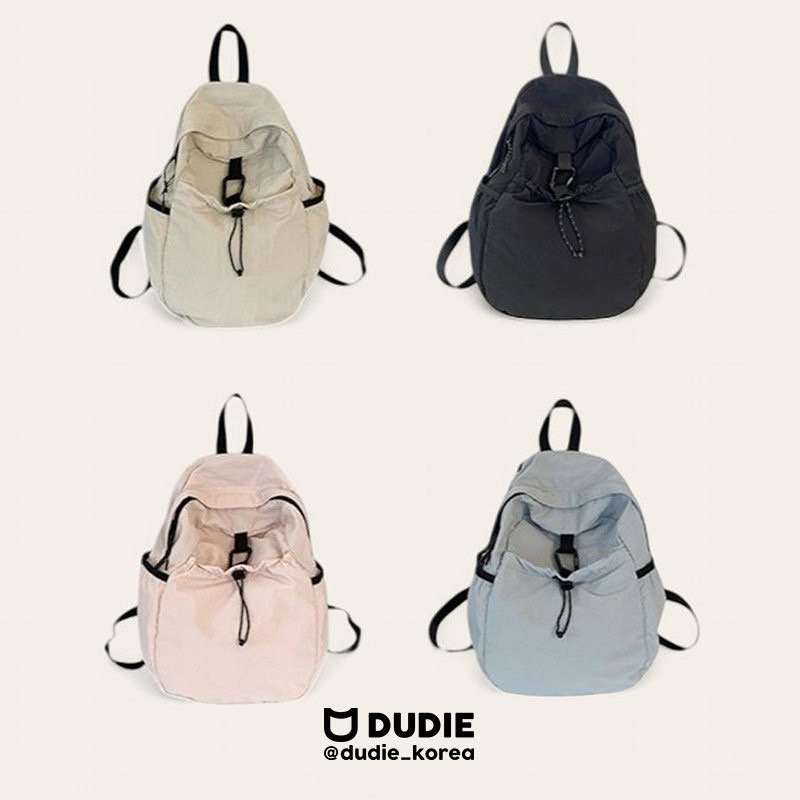 Dudie - Korean Children Fashion - #kidsshorts - Block Backpack