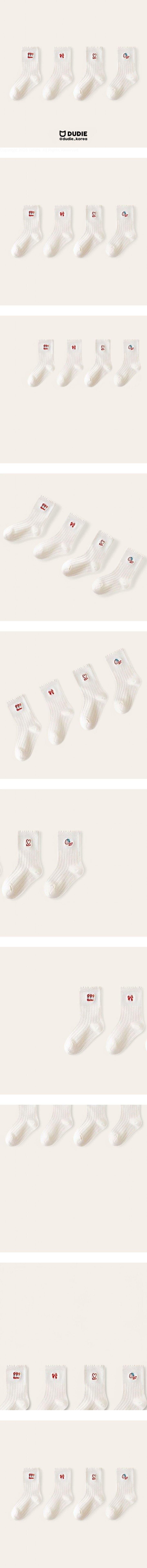 Dudie - Korean Children Fashion - #magicofchildhood - Cutie Set (set of 4)