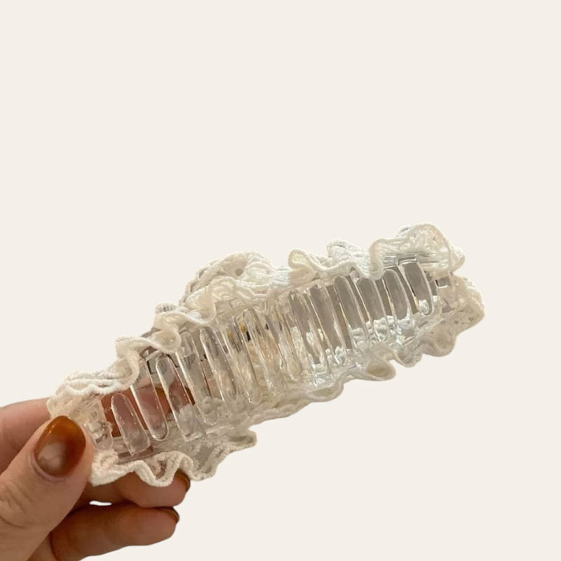 Dudie - Korean Children Fashion - #todddlerfashion - Lace Hairpin Set - 4