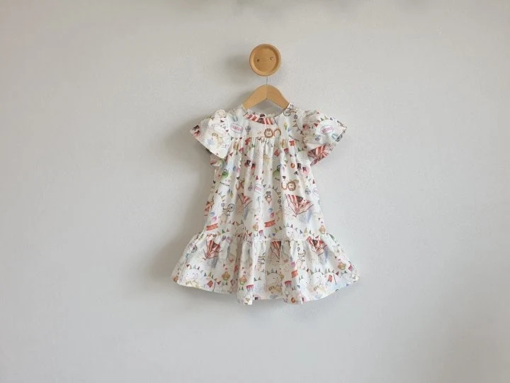 Eclair - Korean Children Fashion - #Kfashion4kids - Happy One-piece