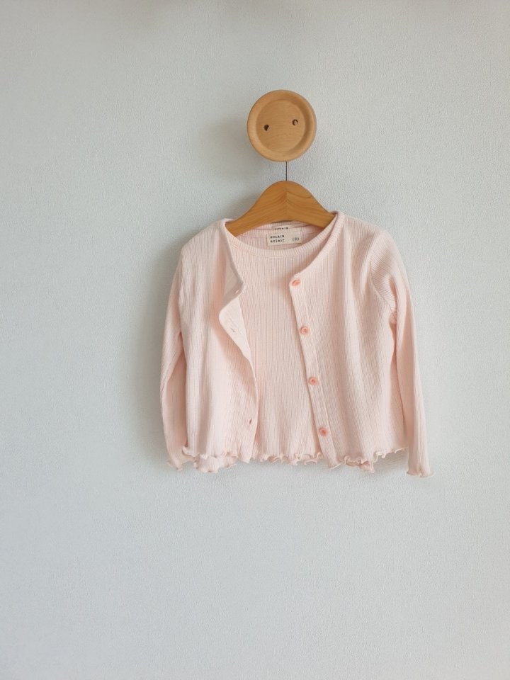 Eclair - Korean Children Fashion - #fashionkids - Fran Cardigan Tee Set - 6