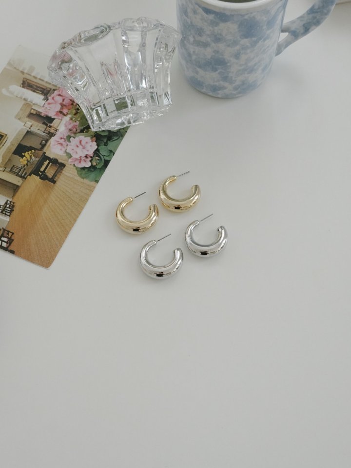 Eeiitt - Korean Women Fashion - #momslook - Balloon Ring Earrings - 8