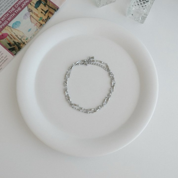 Eeiitt - Korean Women Fashion - #momslook - Trinity Surgical Necklace - 2