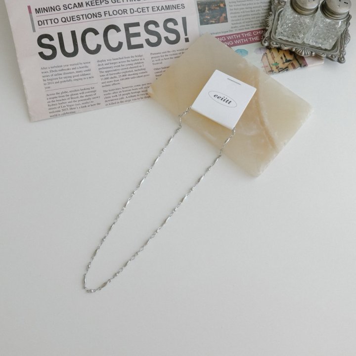 Eeiitt - Korean Women Fashion - #momslook - Trinity Surgical Necklace - 8