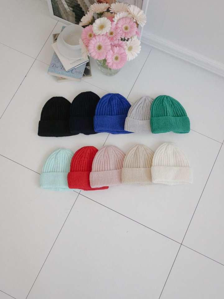 Eeiitt - Korean Women Fashion - #momslook - Vivid Rib Short Beanie