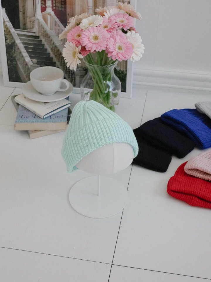 Eeiitt - Korean Women Fashion - #momslook - Vivid Rib Short Beanie - 5