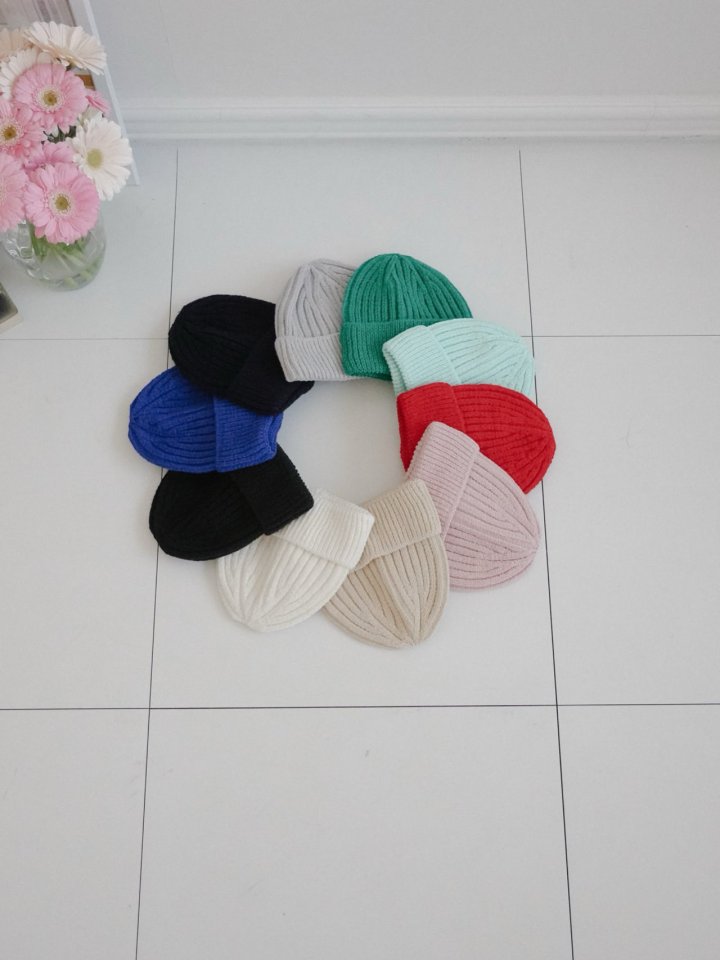 Eeiitt - Korean Women Fashion - #momslook - Vivid Rib Short Beanie - 7