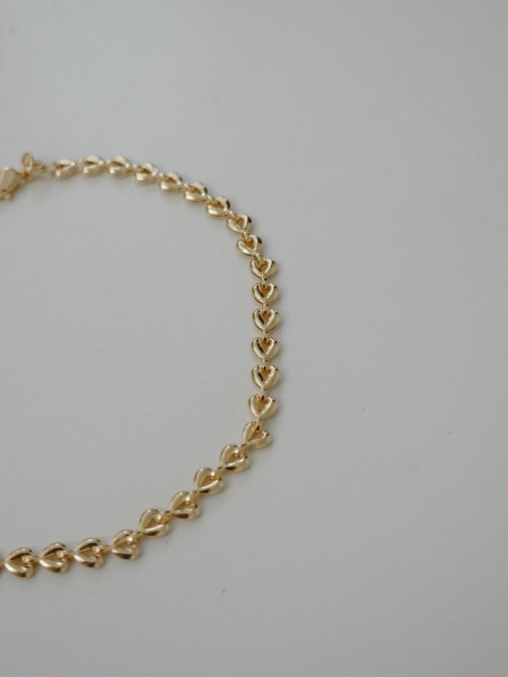 Eeiitt - Korean Women Fashion - #momslook - April Heart Bracelet - 5