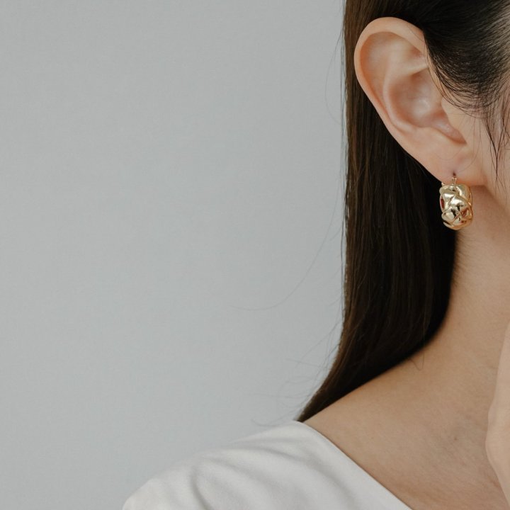 Eeiitt - Korean Women Fashion - #momslook - Tigrona Ring Earrings - 2