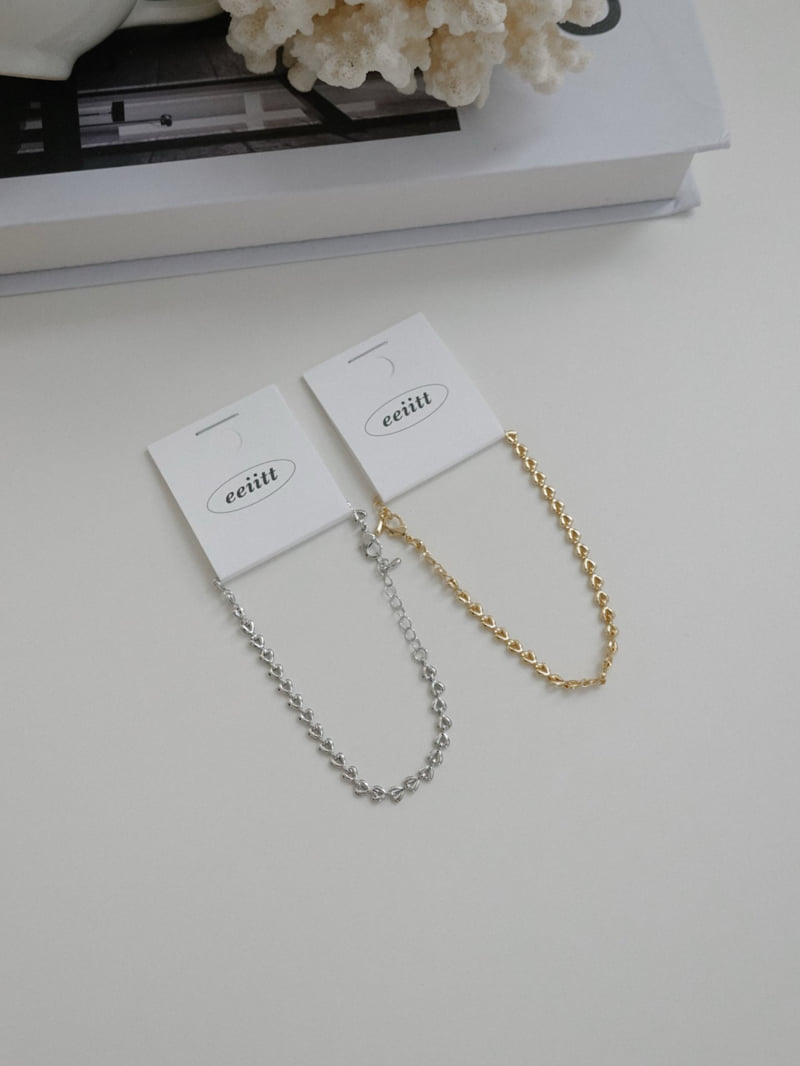 Eeiitt - Korean Women Fashion - #restrostyle - April Heart Bracelet - 12