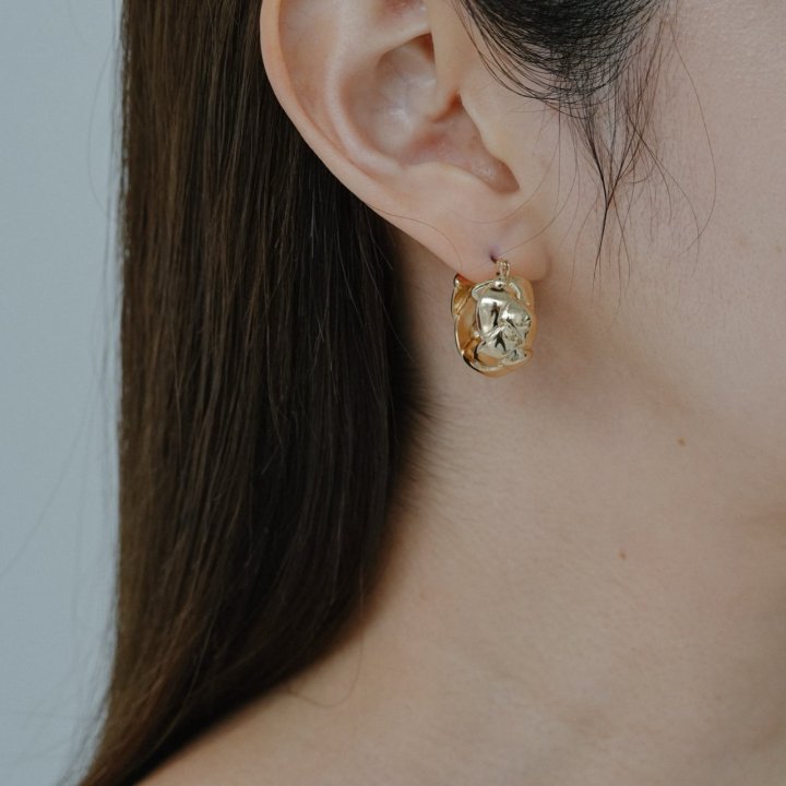 Eeiitt - Korean Women Fashion - #restrostyle - Tigrona Ring Earrings - 7