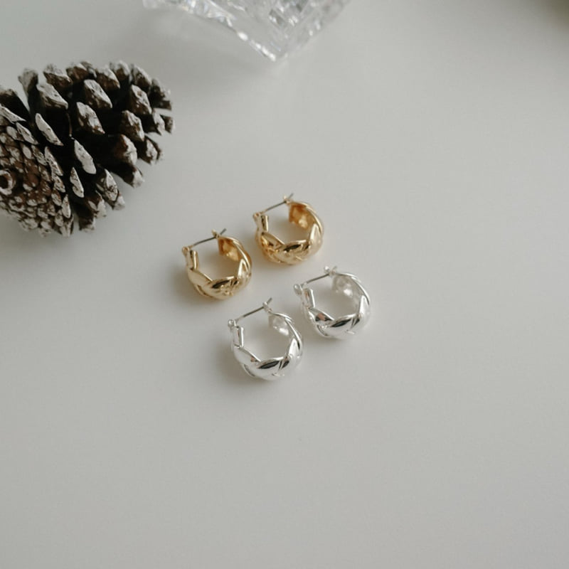 Eeiitt - Korean Women Fashion - #romanticstyle - Tigrona Ring Earrings - 8