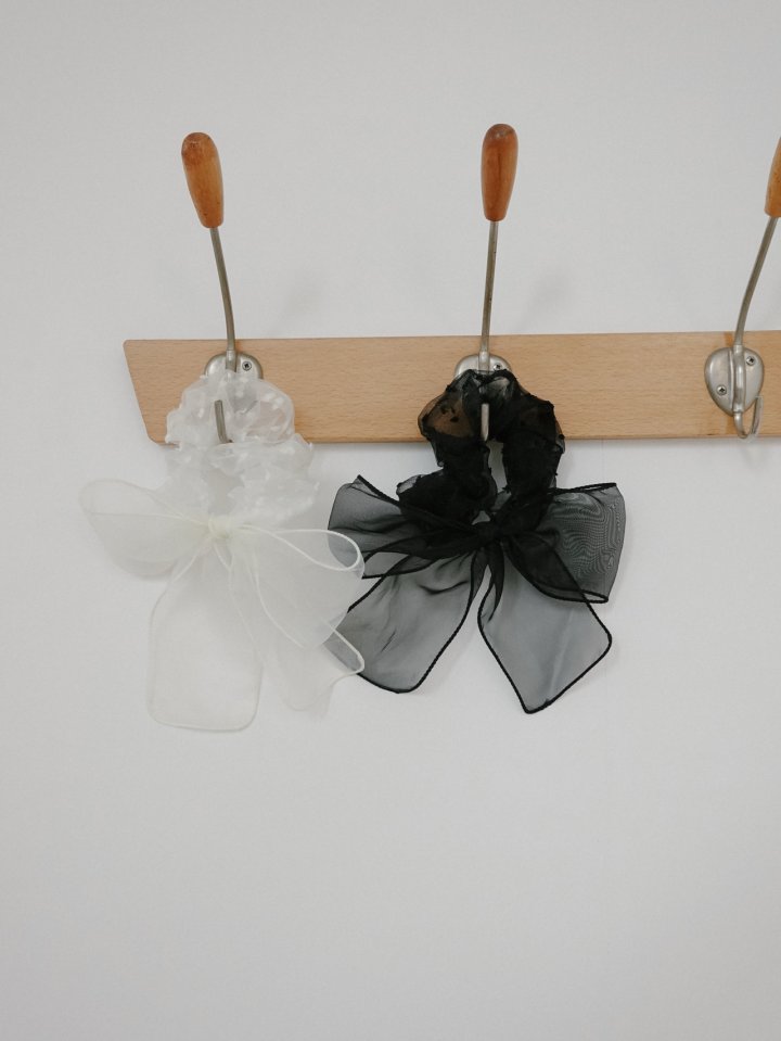 Eeiitt - Korean Women Fashion - #vintagekidsstyle - Salon Big Ribbon Hair Scrunchie - 8